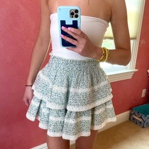 Aerie floral mini skirt